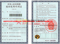 組織機(jī)構(gòu)代碼證