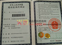 組織機(jī)構(gòu)代碼證