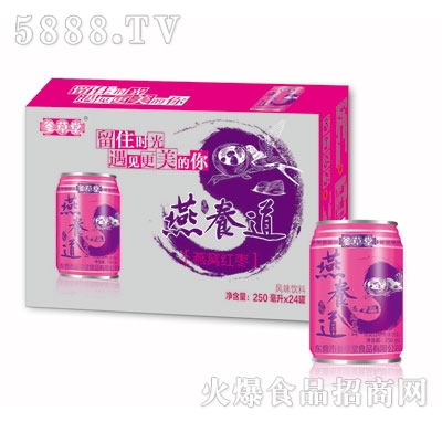 參草堂燕窩紅棗風味飲料250mlx24