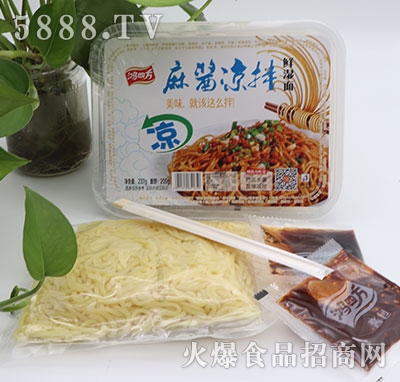 鴻四方麻醬涼拌鮮濕面