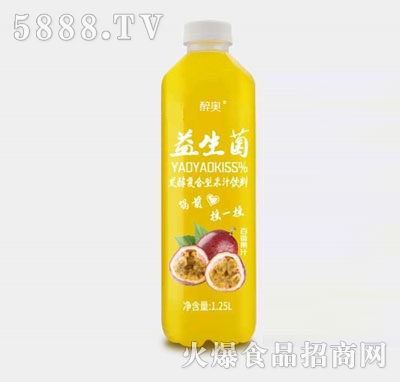 醉奧復(fù)合百香果果汁飲料1.25L