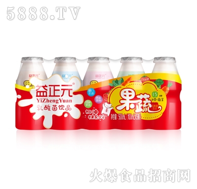 益正元果蔬酸奶飲品100mlX5