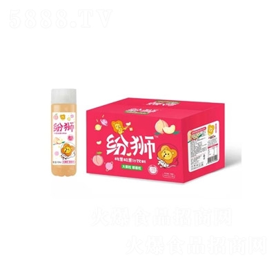 紛獅桃果粒果汁飲料410ml×15瓶