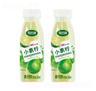 椰泰青檸萌小青檸果汁飲料300ml瓶裝網(wǎng)紅飲品招商