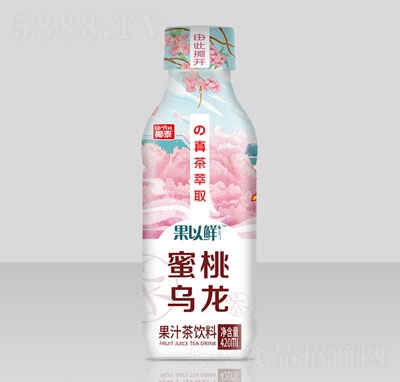 果以鮮蜜桃烏龍茶果汁茶飲料夏季茶飲料招商