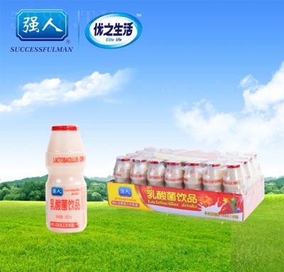 強人乳酸菌飲品（底托裝）180ml4支7排