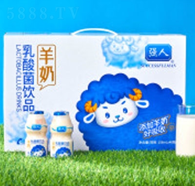 強人羊奶乳酸菌飲品108ml20瓶2提禮盒款