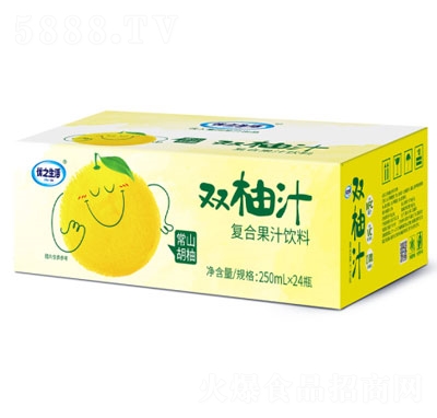 優(yōu)之生活雙柚復合果汁飲料250ml6瓶4組