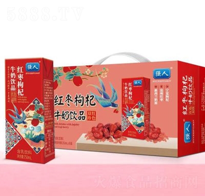 強人紅棗枸杞牛奶飲品250ml116盒