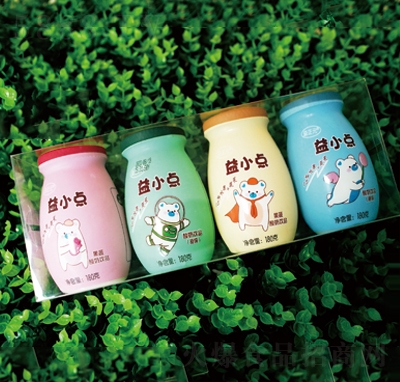益小點(diǎn)多口味果蔬酸奶飲品180g