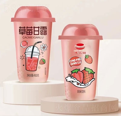 康匯園草莓甘露風味飲450g