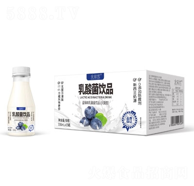 全益優(yōu)藍莓味乳酸菌飲品330mlX15