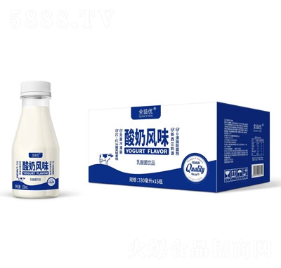 全益優(yōu)酸奶風味乳酸菌飲品330mlX15