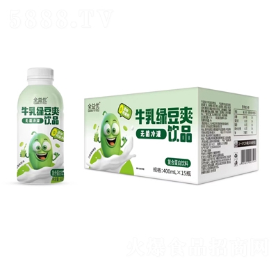 全益優(yōu)牛乳綠豆爽飲品復(fù)合蛋白飲料400mlX15