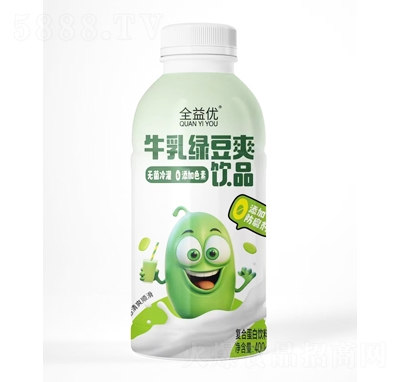 全益優(yōu)牛乳綠豆爽飲品復(fù)合蛋白飲料400ml