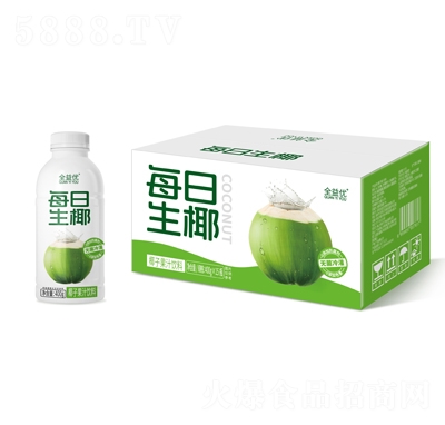 全益優(yōu)每日生椰椰子果汁飲料400gX15