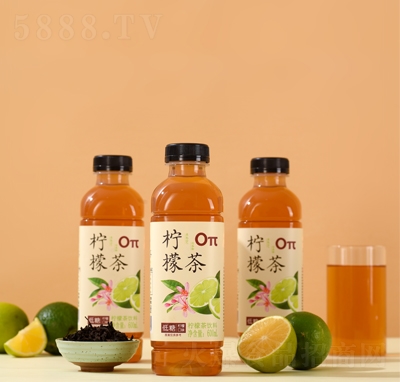 oπ檸檬茶飲料600ml青檸口味