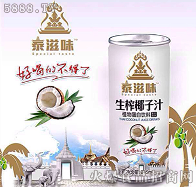 245ml泰滋味生榨椰子汁植物蛋白飲料
