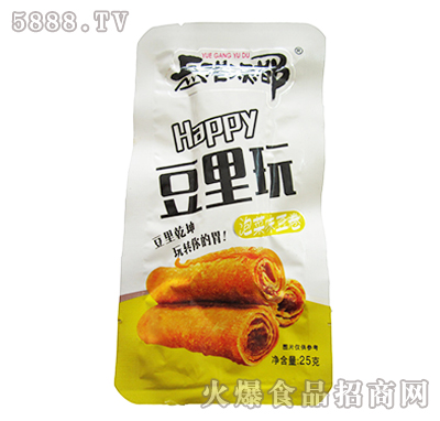25g岳港漁都豆里玩(泡菜味)豆卷