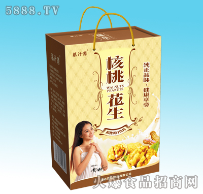 慕汁源核桃花生手提禮盒