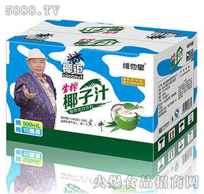 500ml椰鉅迷彩椰子汁箱裝