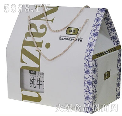 奶尊純牛奶雙提手提袋