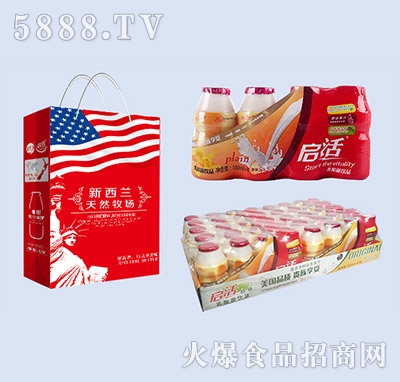 啟活新西蘭天然牧場(chǎng)乳酸菌飲品