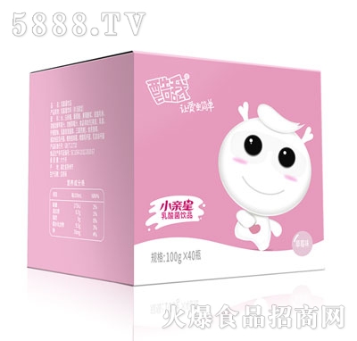 酷我小親星乳酸菌品草莓味100gx40瓶