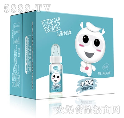 酷我小親星乳酸菌酸奶飲品原味100gx20瓶