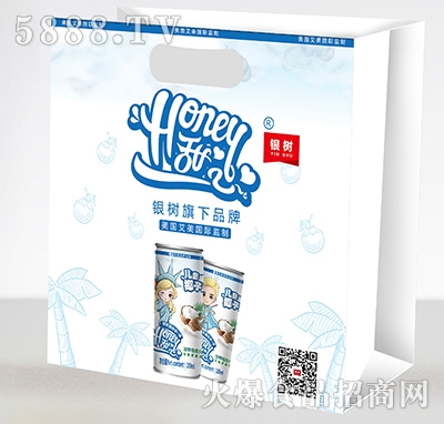 Honey甜心兒童成長椰子汁塑料袋