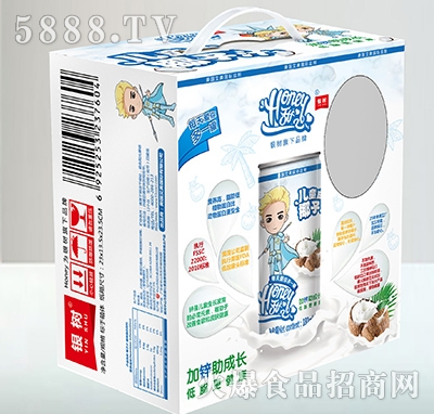 Honey甜心兒童成長椰子汁手提