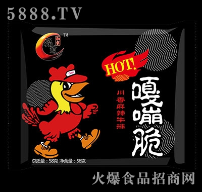 福道嘎嘣脆川香麻辣牛排味28g
