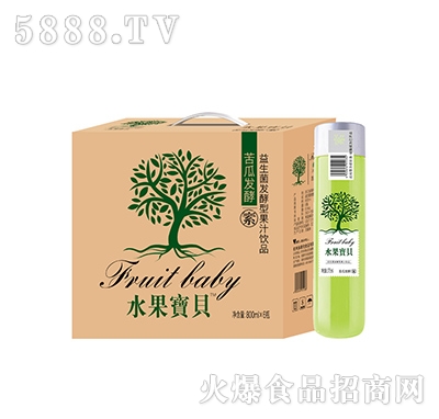 水果寶貝益生菌發(fā)酵型苦瓜飲品800ml