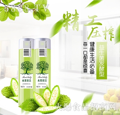 水果寶貝苦瓜益生菌發(fā)酵飲品800ml