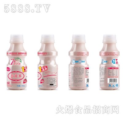 慧能多340ml1元樂享草莓味乳酸菌
