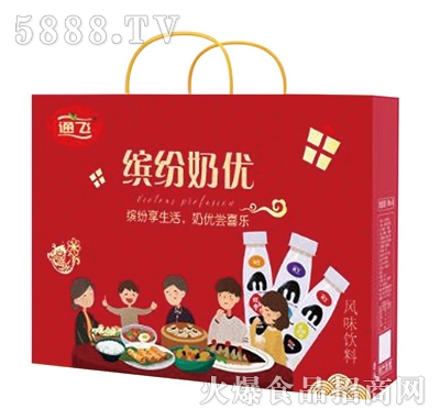 通飛繽紛奶優(yōu)風(fēng)味飲料340mlx6瓶