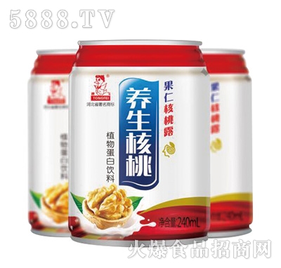 果仁養(yǎng)生核桃露植物蛋白飲料240ml