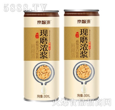 京智源現(xiàn)磨濃漿果仁核桃露240ml