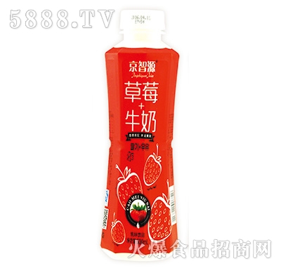 京智源香草莓牛奶乳味飲品500ml