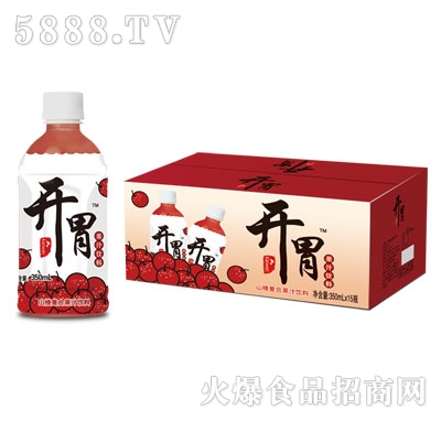 開胃山楂復(fù)合果汁飲料350mlX15