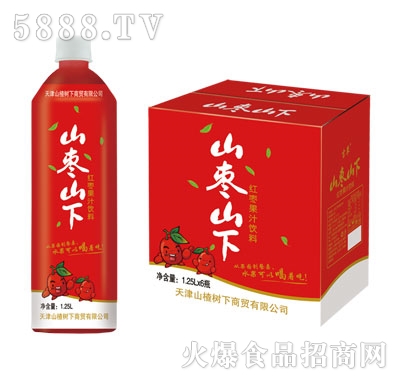 山棗樹下紅棗果汁飲料1.25LX6