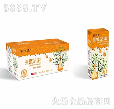 慕汁源采果姑娘香橙果味飲料