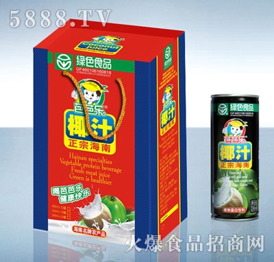 芭芭樂·綠色食品正宗椰汁245mlX12