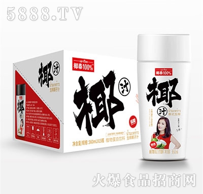 椰泰100%椰汁低糖360ml×15瓶