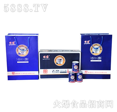 順露石磨杏仁露植物蛋白飲料禮盒裝