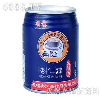 順露石磨杏仁露植物蛋白飲料240ml