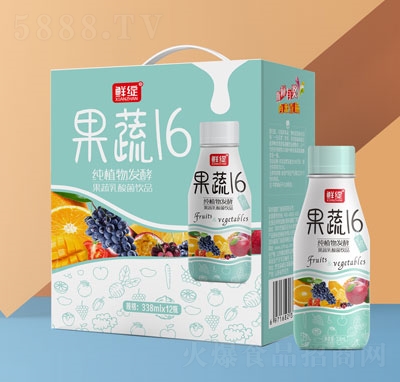 鮮綻果蔬乳酸菌飲品338mlX12