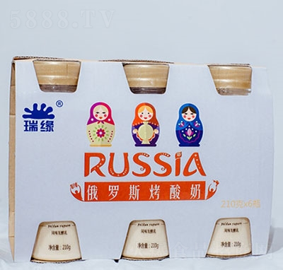 瑞源俄羅斯烤酸奶210gx6瓶