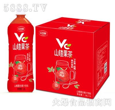 京智源山楂復(fù)合果汁飲料1.25LX6