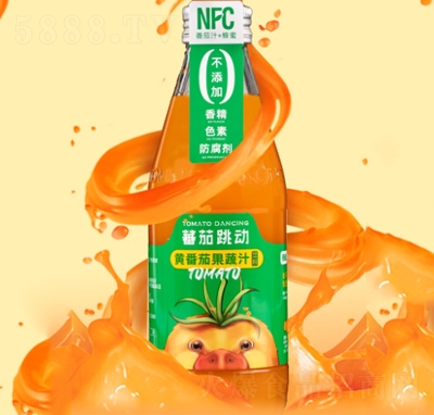 番茄跳動黃番茄果蔬汁瓶裝